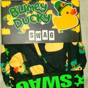 Swag Saint Patrick's Blimey Ducky Black Lucky Boxer Briefs